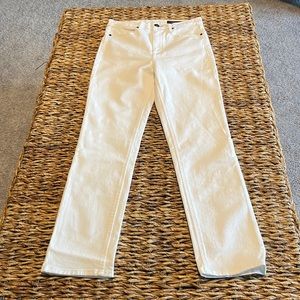 NWOT rag & bone white cigarette jeans